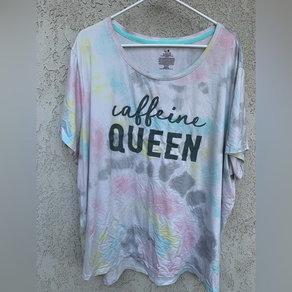 Secret Treasures Tops - Women’s Secret Treasures Shirt “Caffeine Queen “Slogan 3X